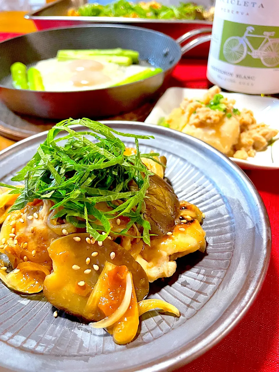 おかちさんの料理 なすとささみの梅南蛮漬け🍀|おかちさん