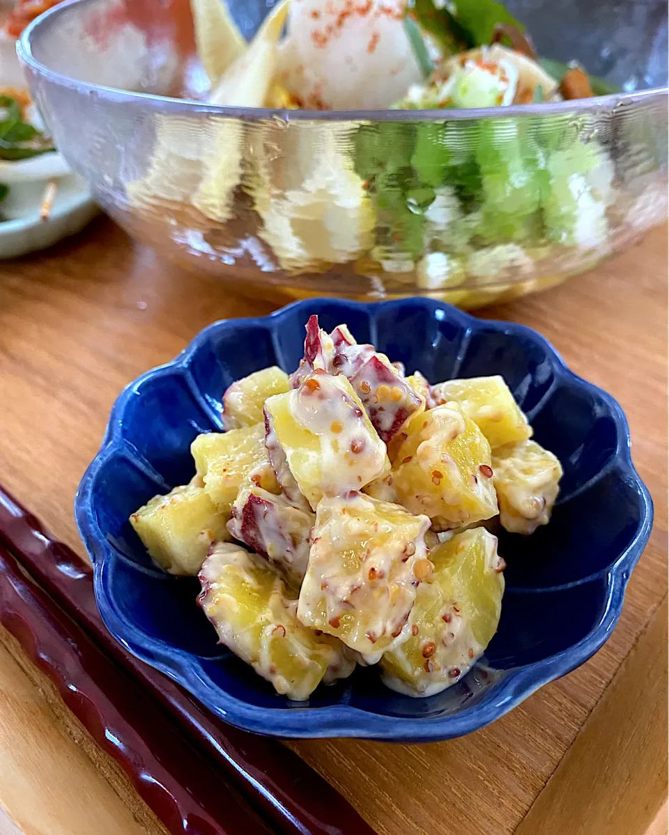 ゆかりさんの料理 カンタン！無限サツマイモ🍠〜後引くマヨマスタード〜|ゆかりさん