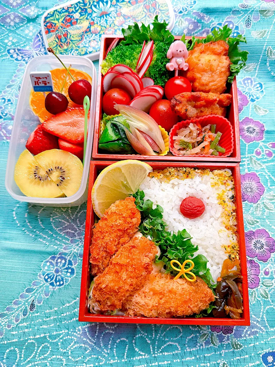 Snapdishの料理写真:2024/06/18 牡蠣フライ弁当|Blueberry🫐さん