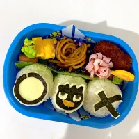 Snapdishの料理写真:幼稚園弁当🍱バツマルくん|mari＊yuakitoさん