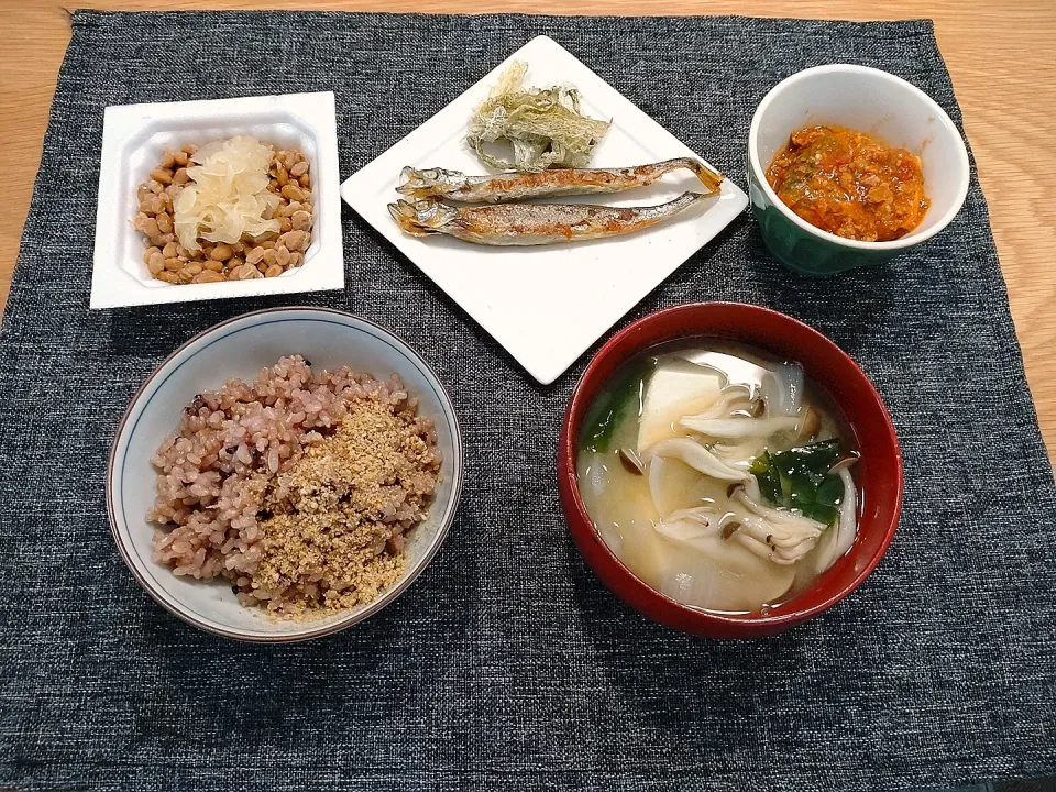 Snapdishの料理写真:自分の朝兼昼ごはん☺️|みりさん