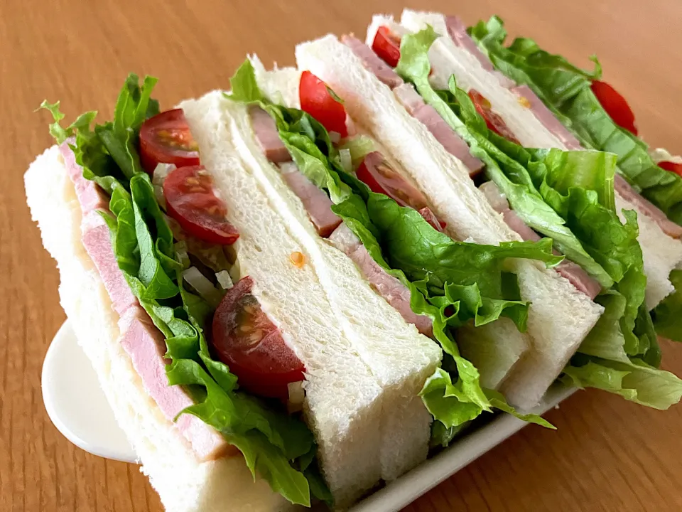 ＊合鴨スモークのサンドイッチ🥪＊|＊抹茶＊さん