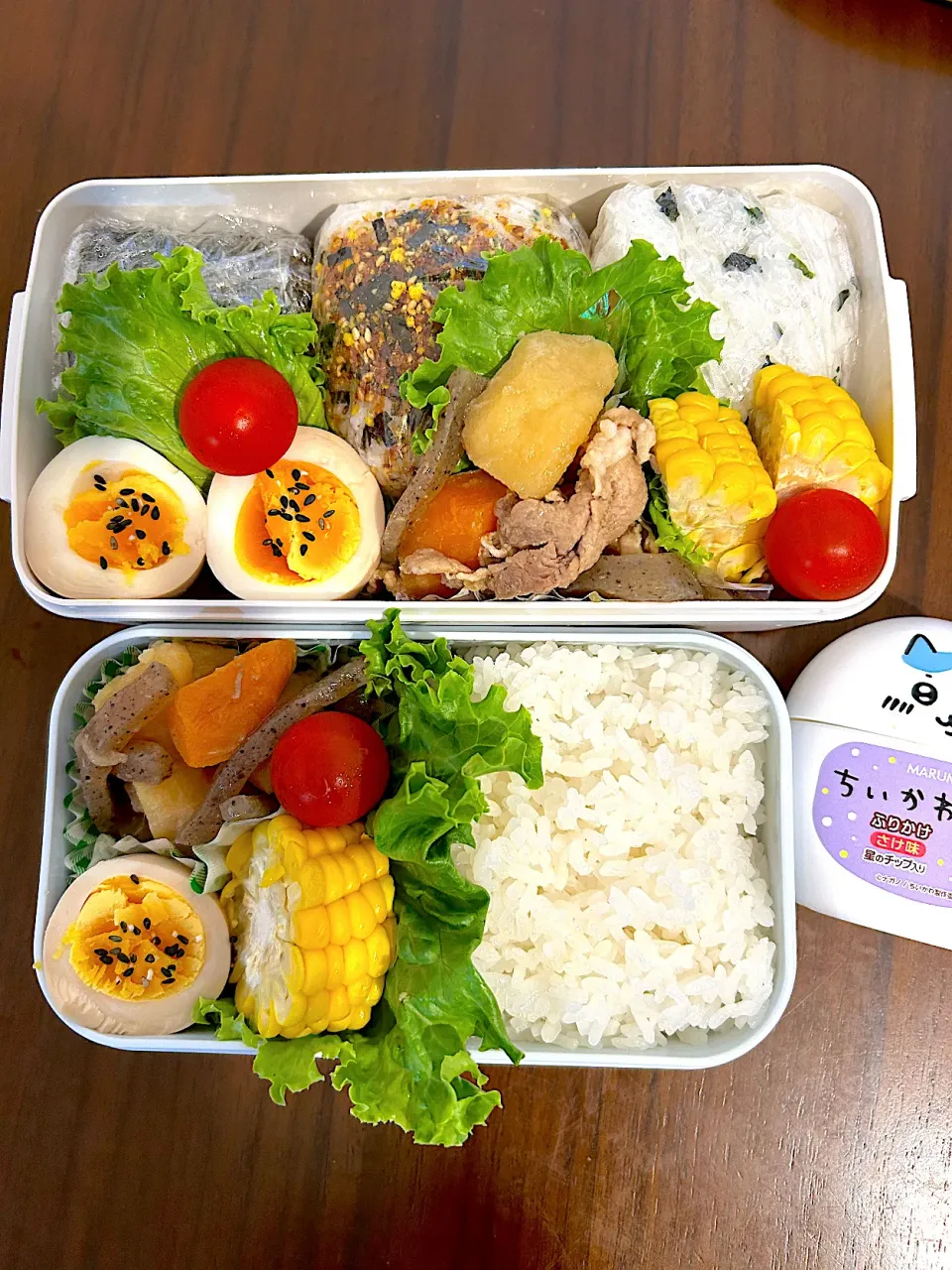 肉じゃがお弁当　デザートはパイナップル🍍|immayuyuさん