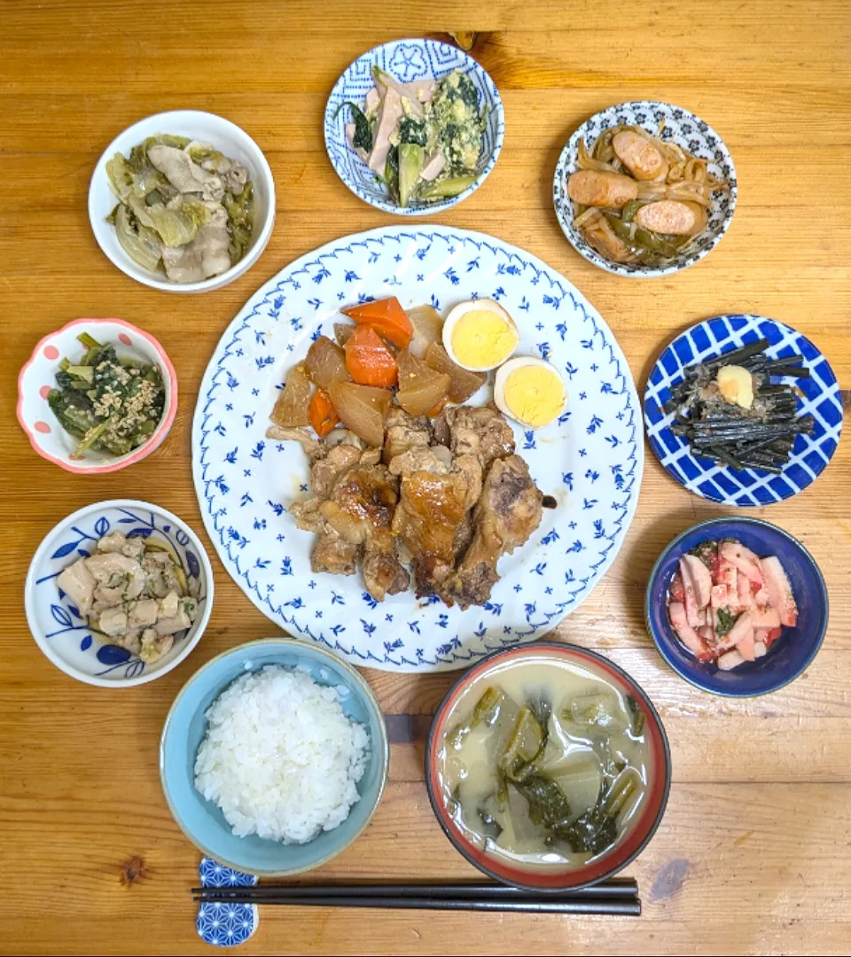 晩ごはん🥢鶏手羽煮|まゆめろさん