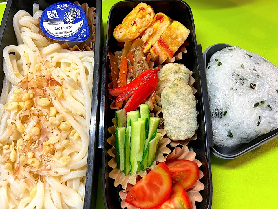 高1息子のお弁当6.19(水)☀️うどん2玉プチっと2個|KCoさん