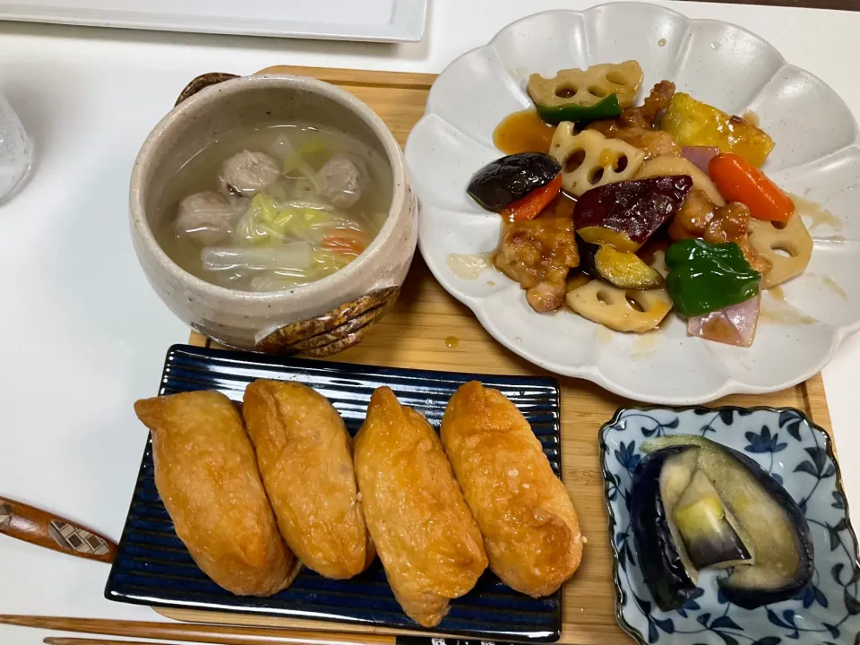 Snapdishの料理写真:晩ごはん|Sanままさん