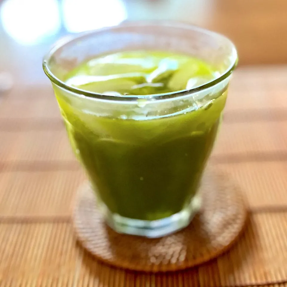 宇治抹茶アイスグリーンティー🍵Iced Uji Matcha Green Tea|アッコちゃん✨さん