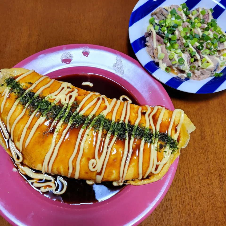 キャベツともやしのとん平焼きとさば缶|waiwaiさん