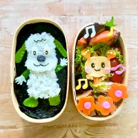 Snapdishの料理写真:ワンワン弁当|ちえさん