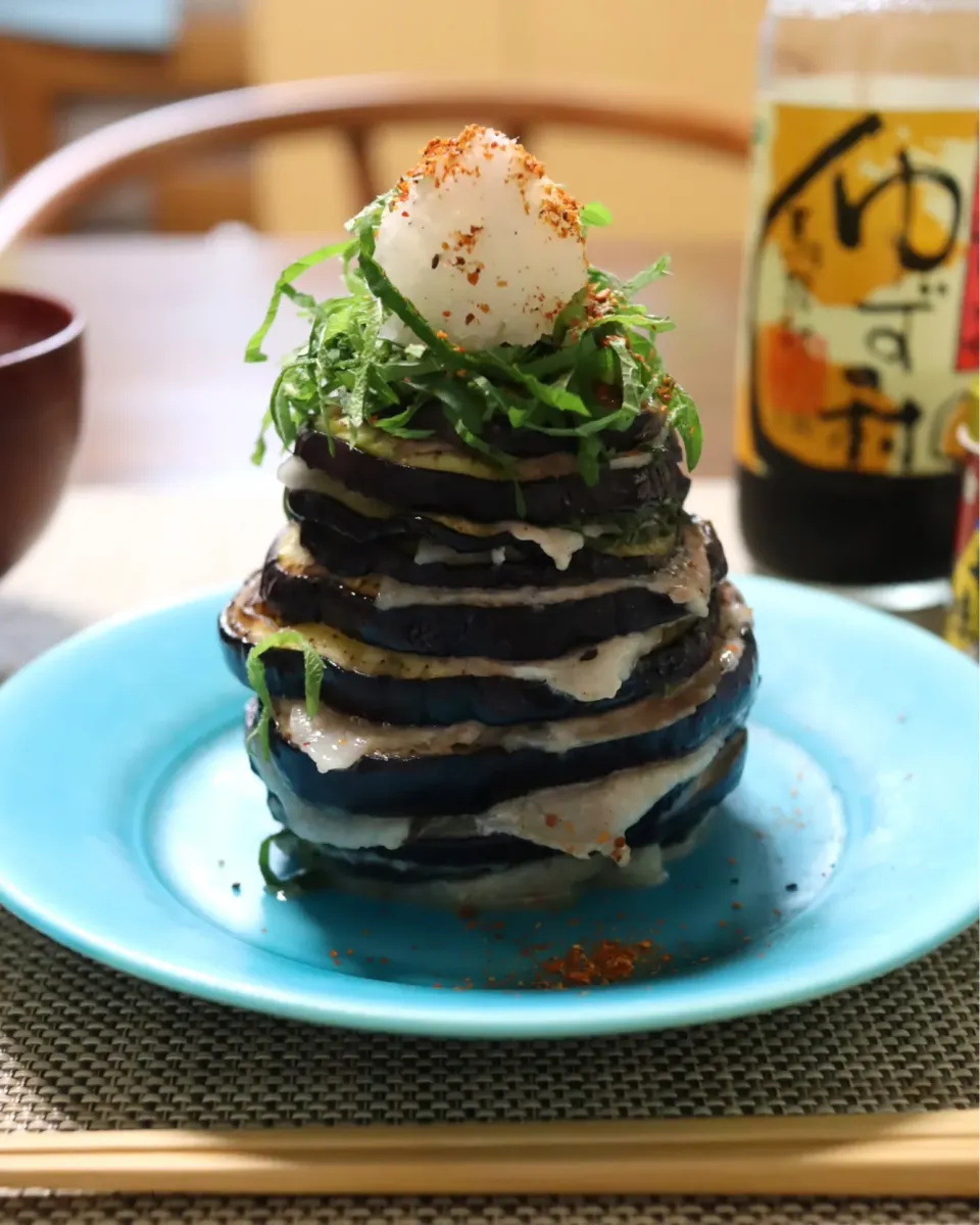 かおるさんの料理 絹なすとシャブ肉のミルフィーユ|かおるさん