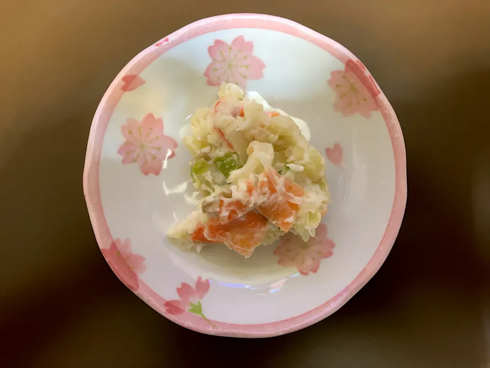 オリジン 皮付じゃが芋のポテサラ キタアカリ使用|ばーさんさん