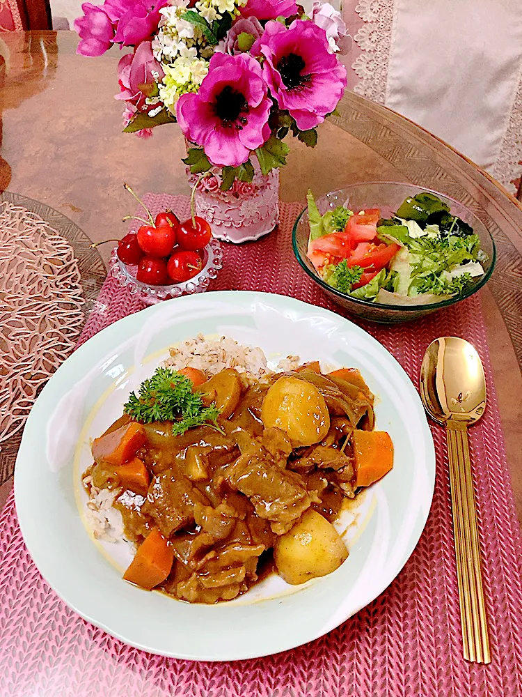 カレー晩御飯|ショコラさん