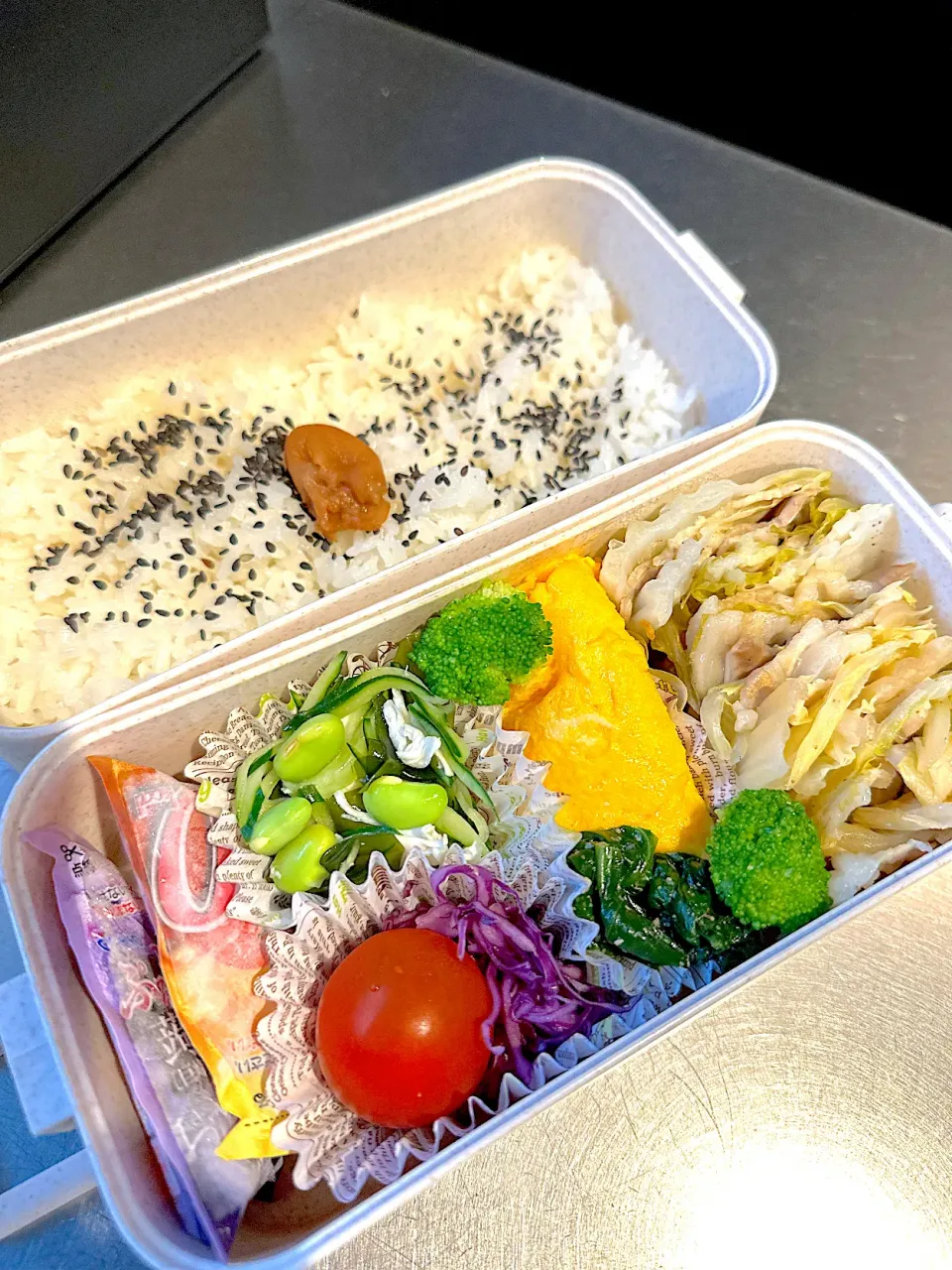 白菜と豚肉のミルフィーユ弁当|シロクマ🐻‍❄️さん