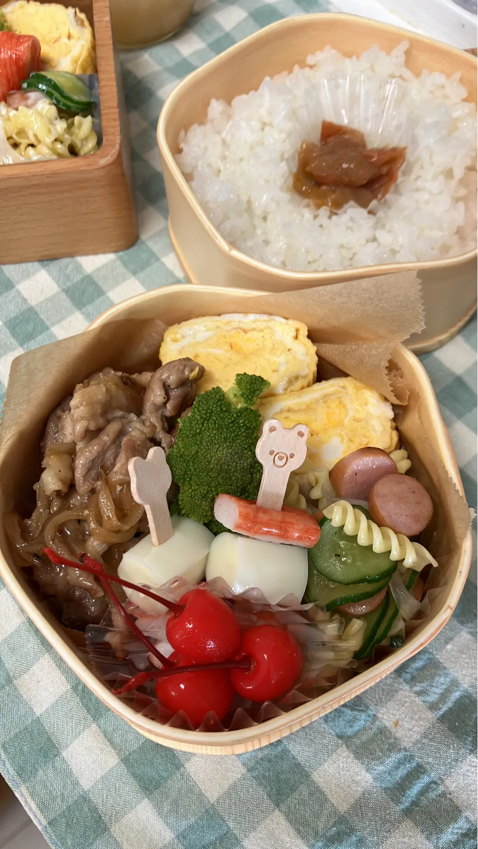 豚こま玉ねぎ甘辛いため弁当|たんぽぽさん