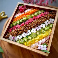 Snapdishの料理写真:あじさいビビンバ弁当✻*˸ꕤ*˸*⋆。✻*˸ꕤ*˸*⋆。