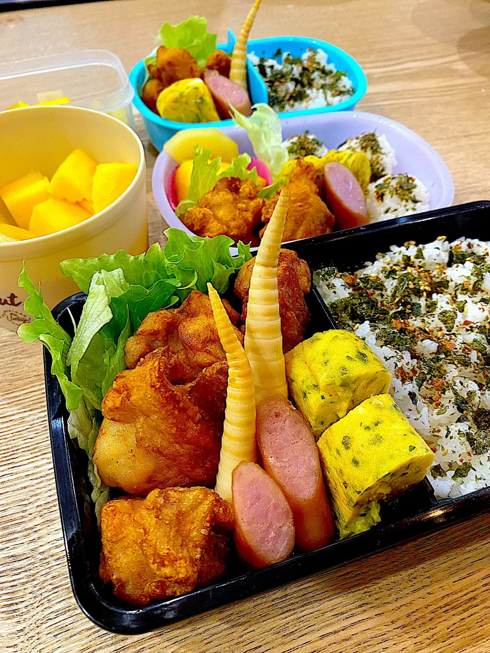 プラス糀で塩唐揚げ弁当|しばざきまりさん