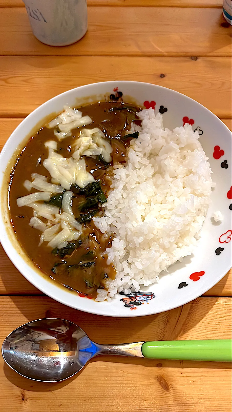 チキンほうれん草チーズカレー|ぺろたんさん