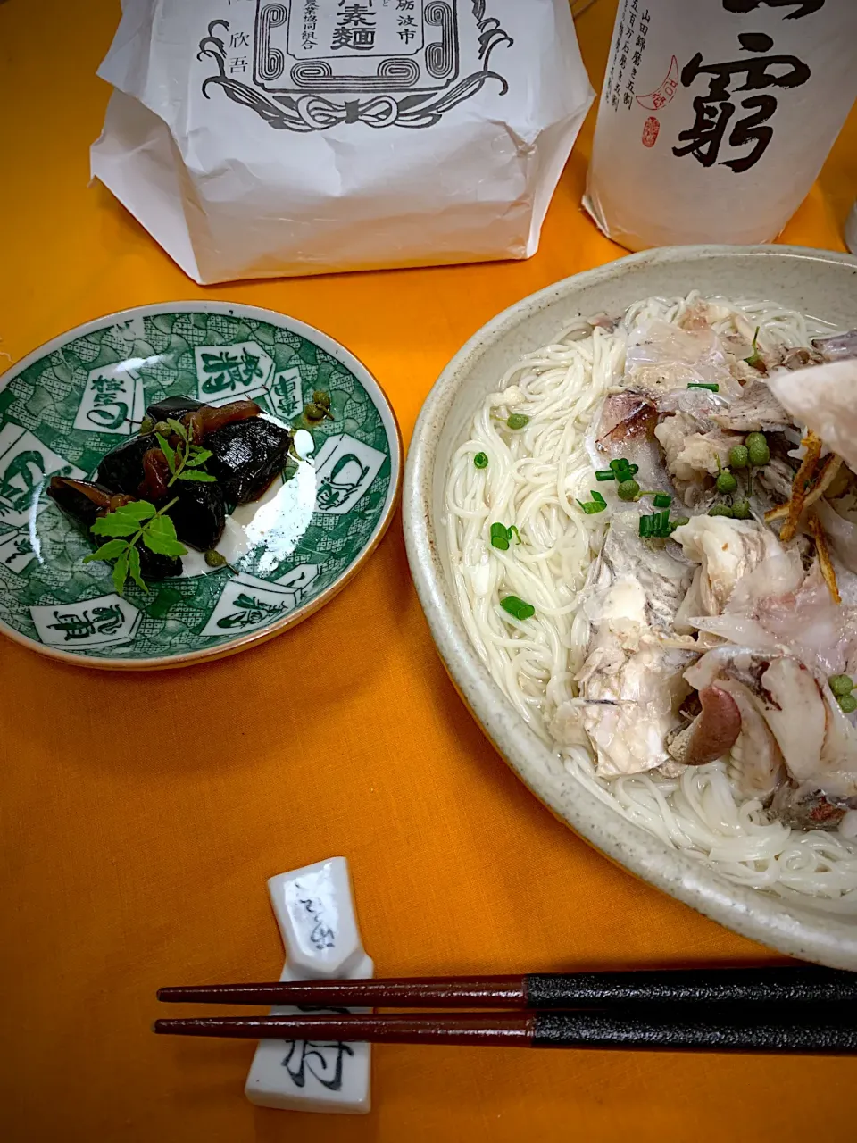 祝・伊藤匠・新叡王　鰊昆布巻き　鯛塩そうめん|KimaLABOさん