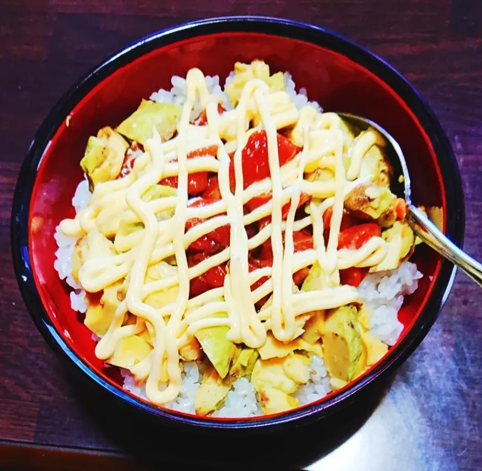 サーモンのポキ丼|Lastさん