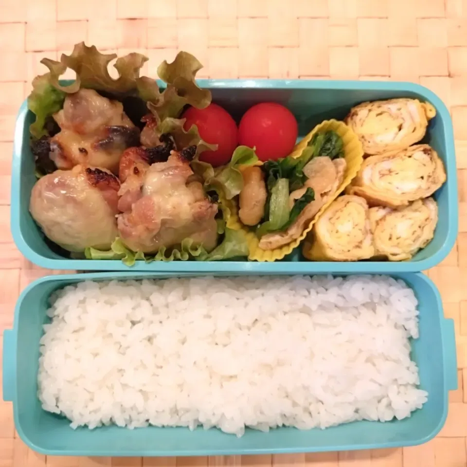 Snapdishの料理写真:豚こま味噌チーズ焼き弁当|mmmさん