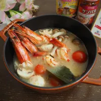 Snapdishの料理写真:トムヤムクンต้มยำกุ้ง *妄想タイ料理