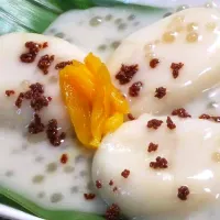 Phillipines sweet sticky rice with cucunot milk and with toppings jackfruit..|Mitchie.'s Yum on my plate.さん