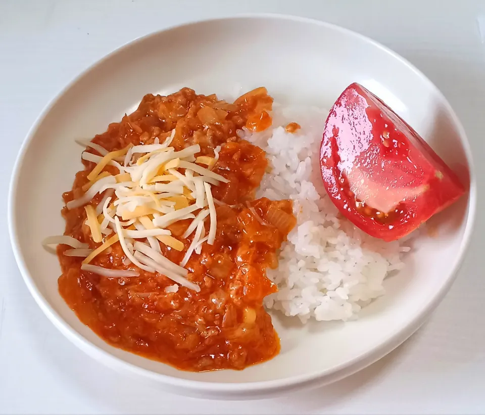 ご飯🍚のミートソースかけ|ナナさん