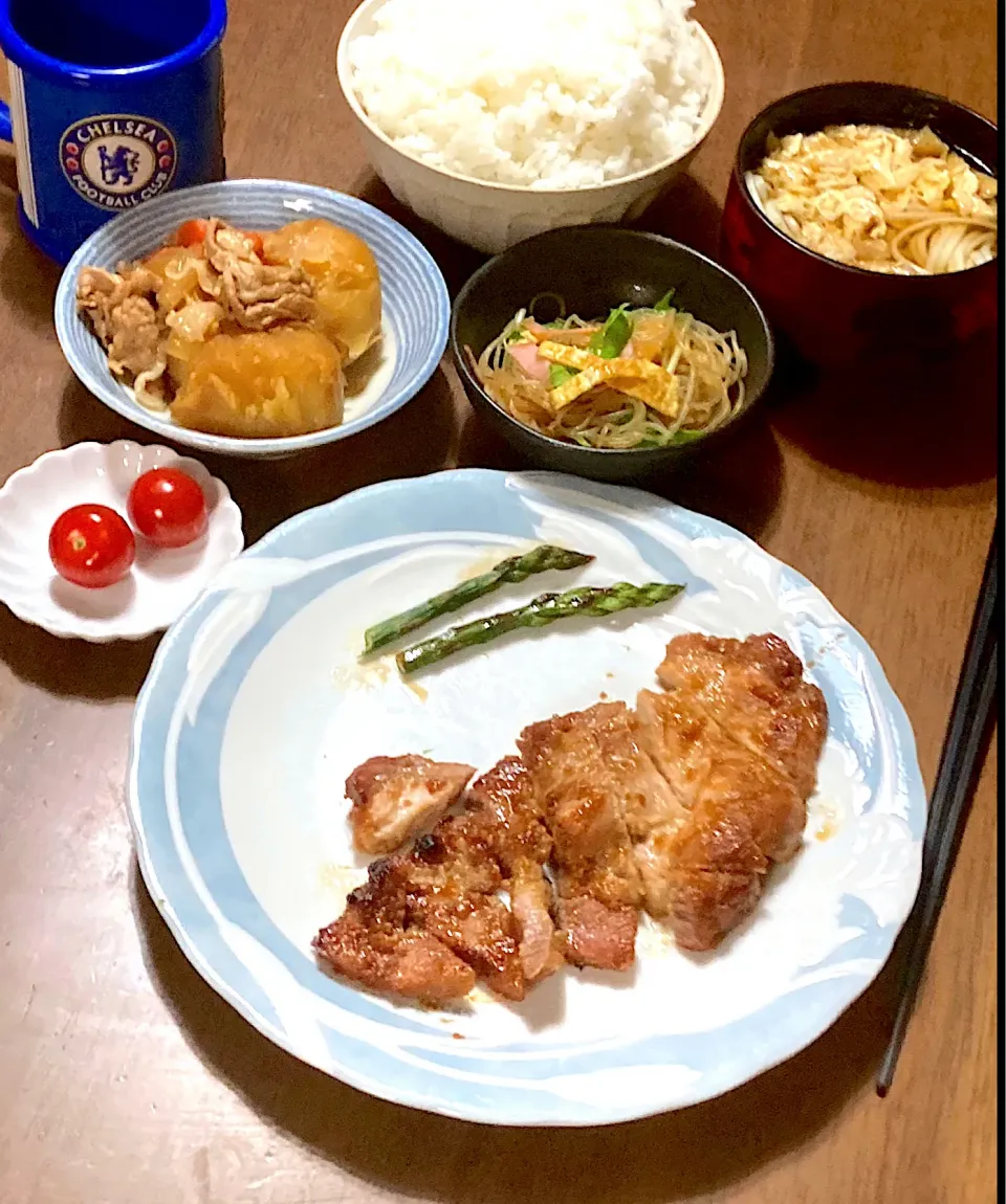 Snapdishの料理写真:ラスト試合飯⚽️|あっつさん