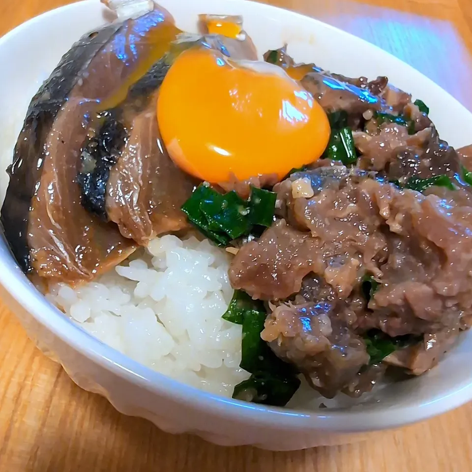 カツオのタタキで漬け＆なめろう丼／生醤油糀、ニンニク生姜糀で旨さup(⁠つ⁠≧⁠▽⁠≦⁠)⁠つ|チョコさん