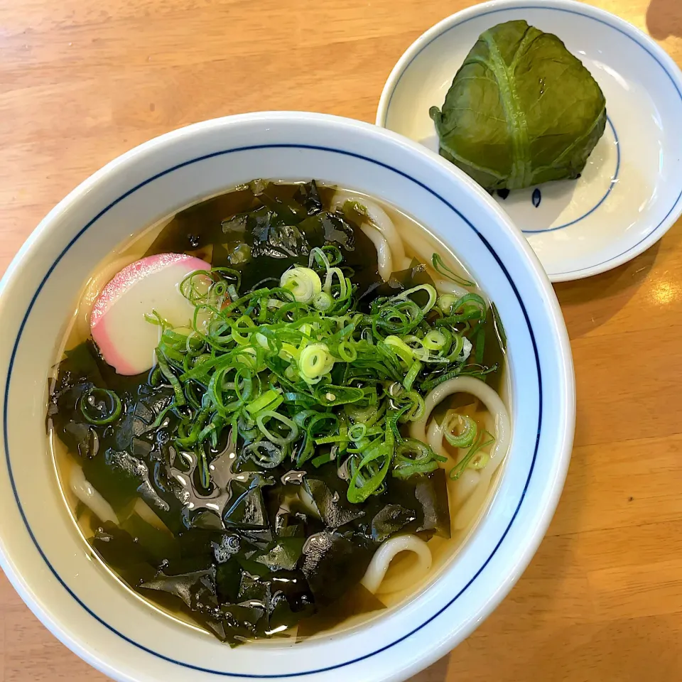 わかめうどん
高菜葉巻おにぎり|T. Wonderさん