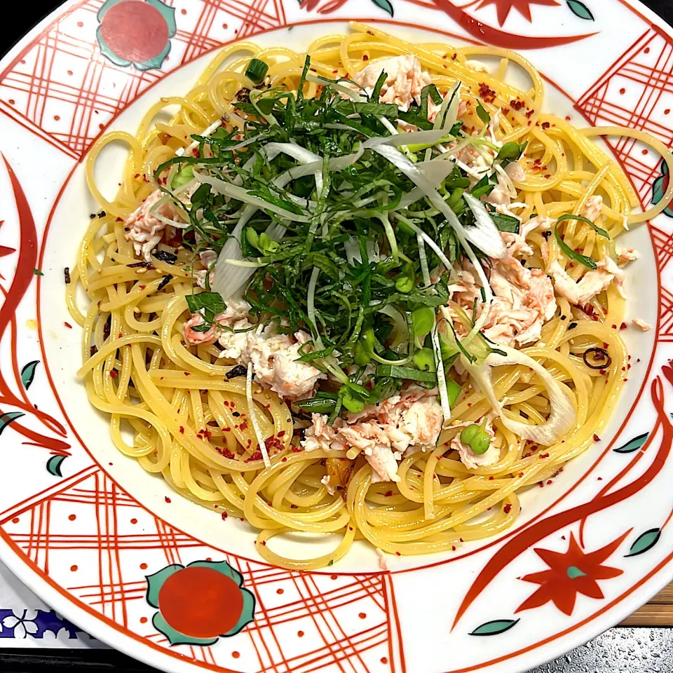 鶏ささみの梅じそ昆布パスタ|Atelier Sekiさん