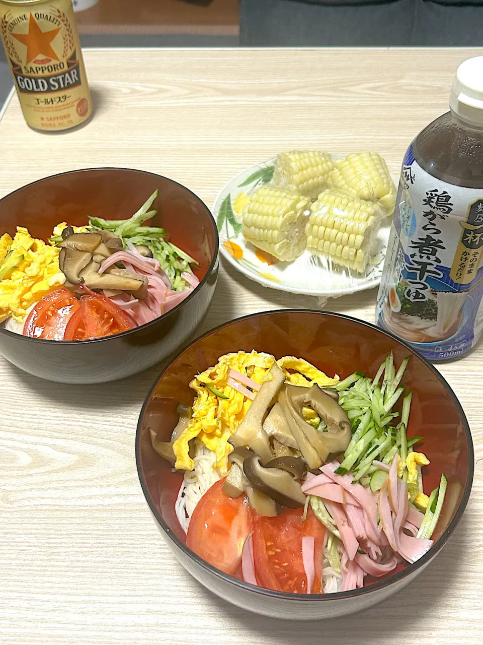 ぶっかけ素麺   ラーメン風|atsukoさん