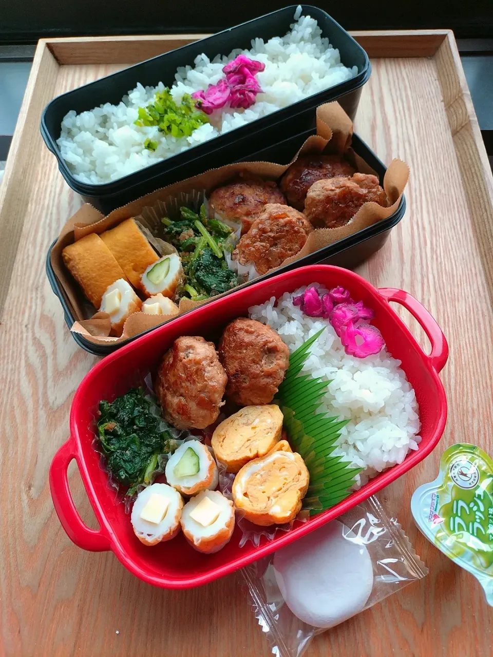 夫と娘のお弁当|みわさん