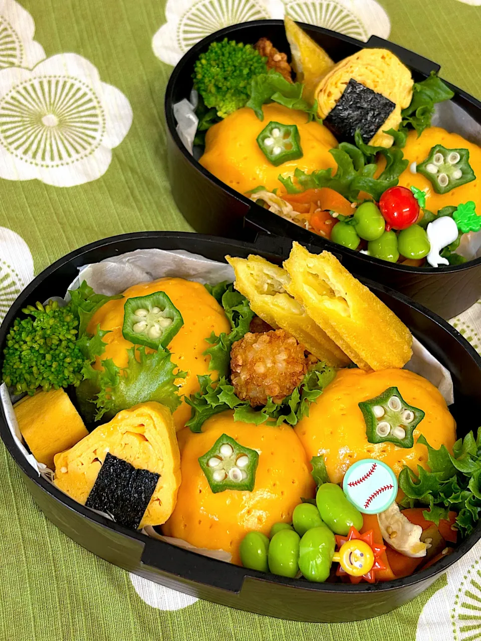 みかん🍊おにぎり弁当|Chiharϋnさん