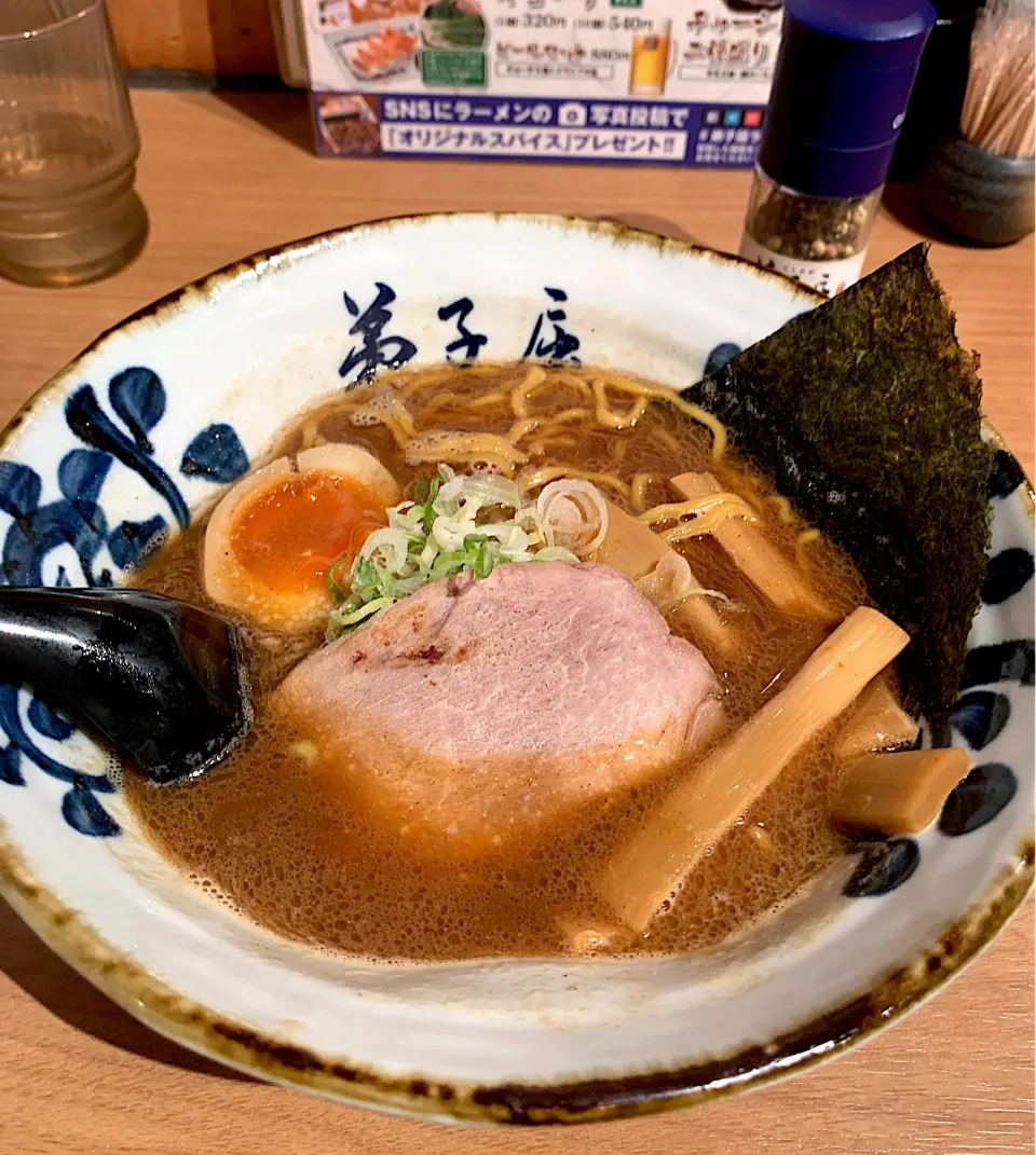 Snapdishの料理写真:新千歳空港のラーメン道場の弟子屈🍜|がおりんさん