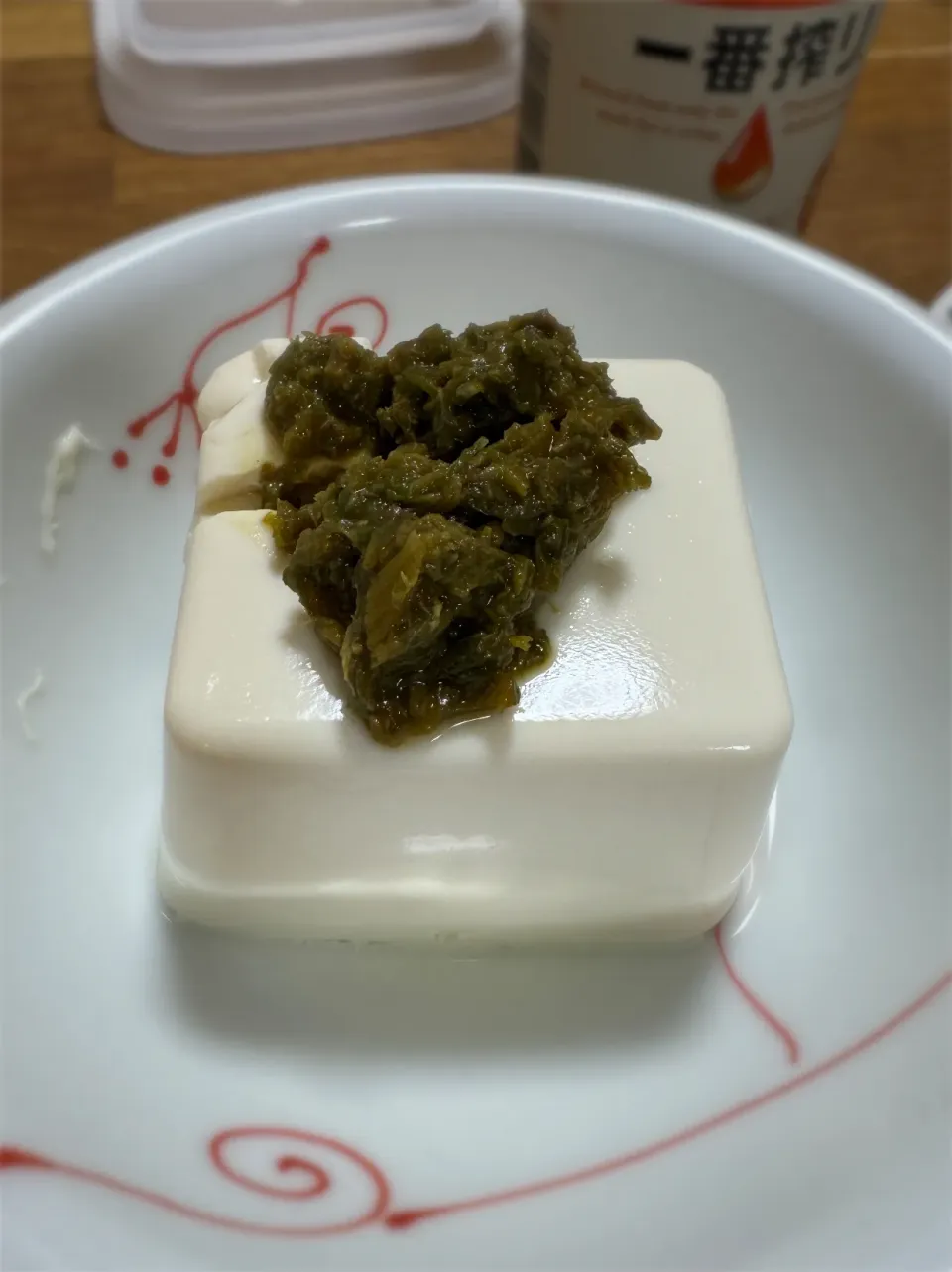 Snapdishの料理写真:冷や奴×ふきのとう味噌|morimi32さん