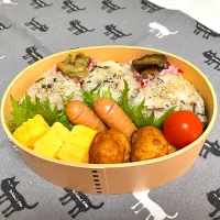 ブリと大葉のおにぎり弁当|つーたんさん