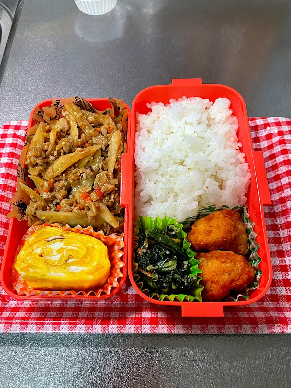 Snapdishの料理写真:初めての弁当|あおのりさん