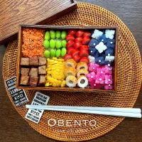 8色モザイク弁当🍱