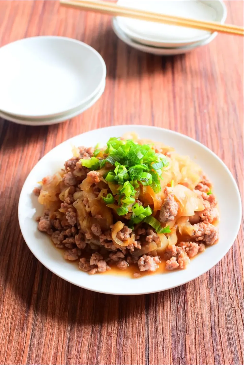 スライス大根と豚ひき肉の一味唐辛子炒め|アマイモノ・クウ蔵さん