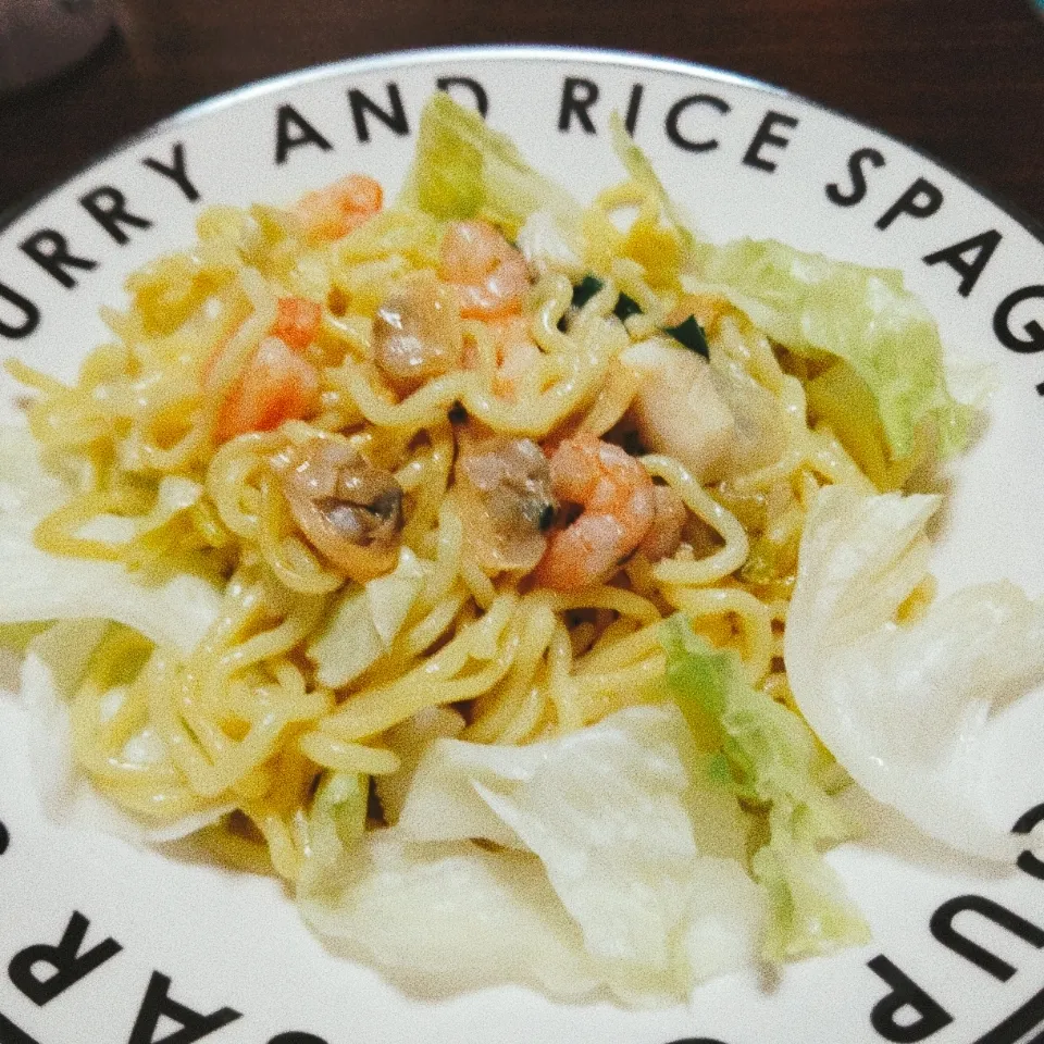 レンジで塩焼きそば|ちゃー坊さん