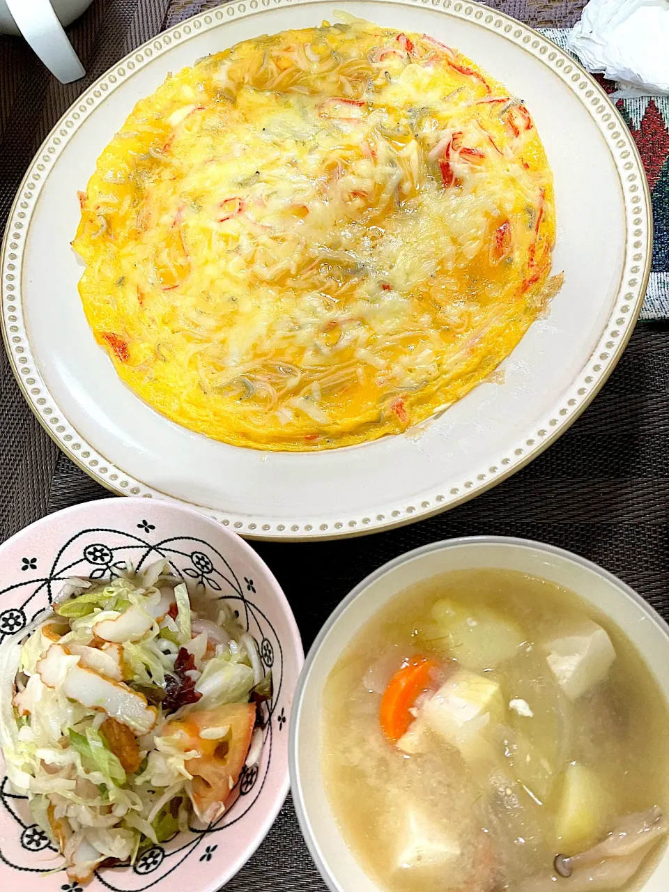 シラスとカニカマの卵焼き|minipicnicさん