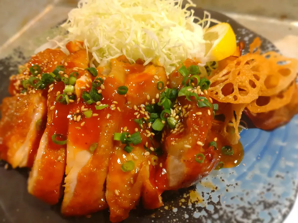 爆裂ハイパー鶏の照焼を作りました！|ginさん