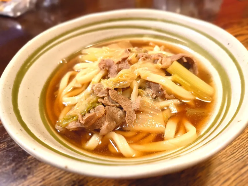 Snapdishの料理写真:肉うどん(*^^*)|しーPaPaさん