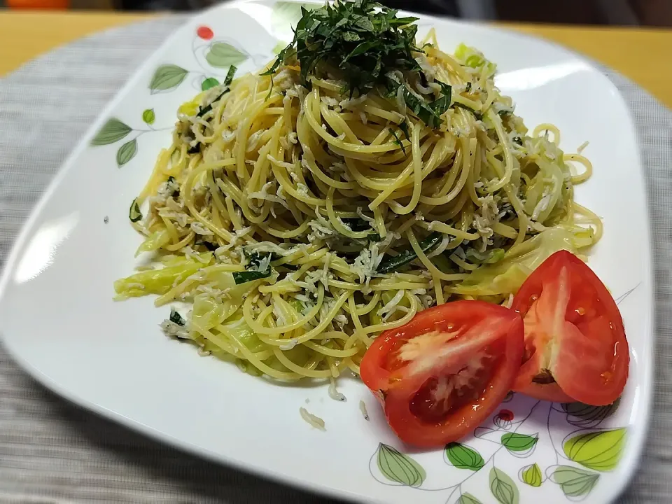 しらすと大葉の冷製パスタ|Yoppy.さん