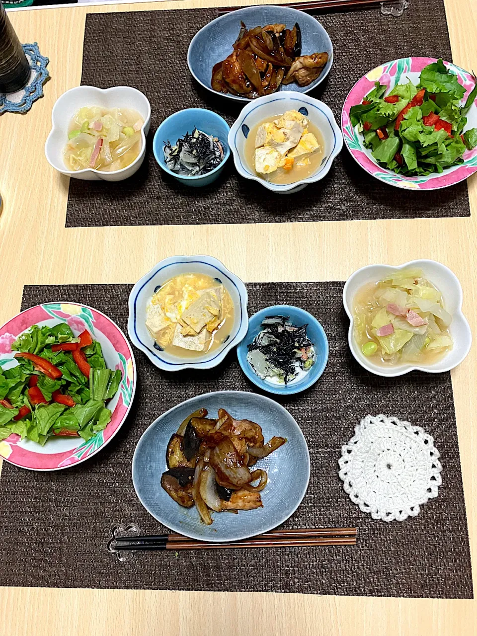 ある日の中高年夫婦の夕食|侑子さん