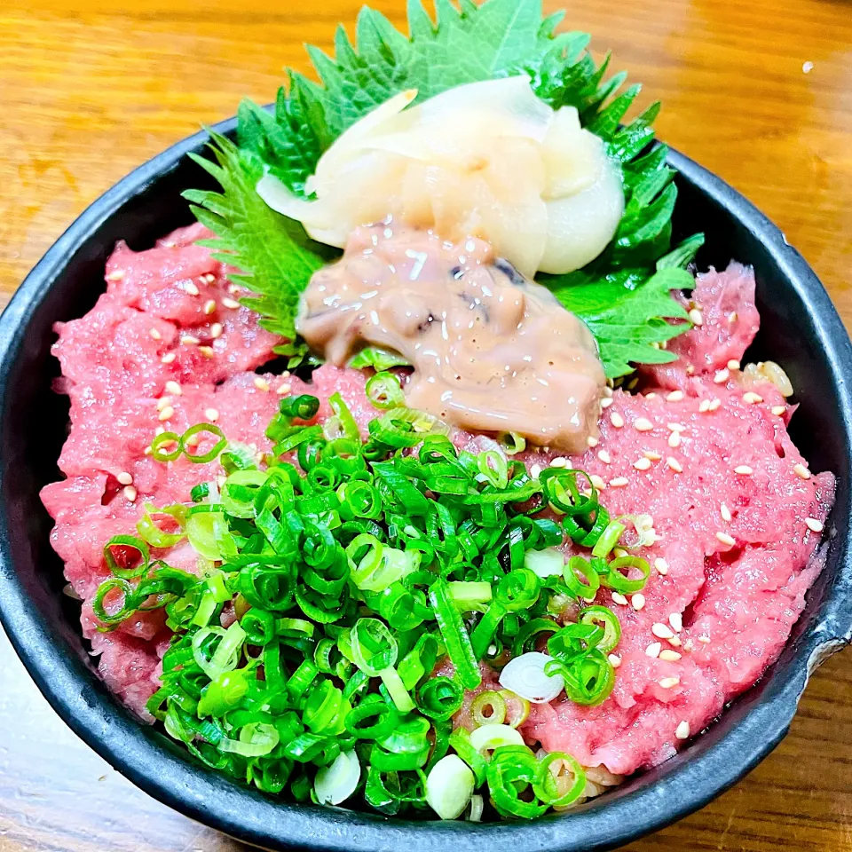 Snapdishの料理写真:ねぎとろ丼|Akira Sugiharaさん