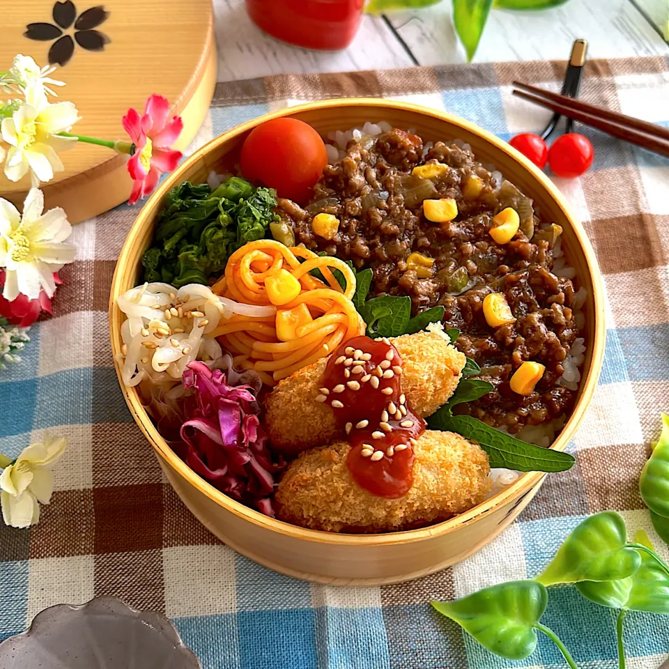 キーマカレー弁当|@panna_cotta.703さん