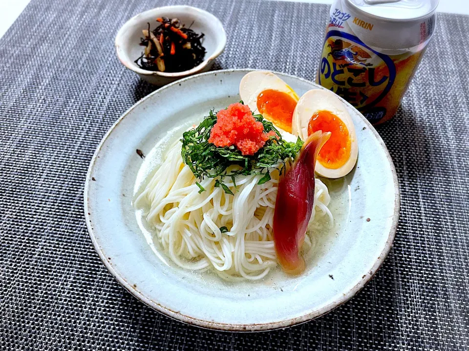 たらこと大葉の塩そうめん|アルティッチョさん