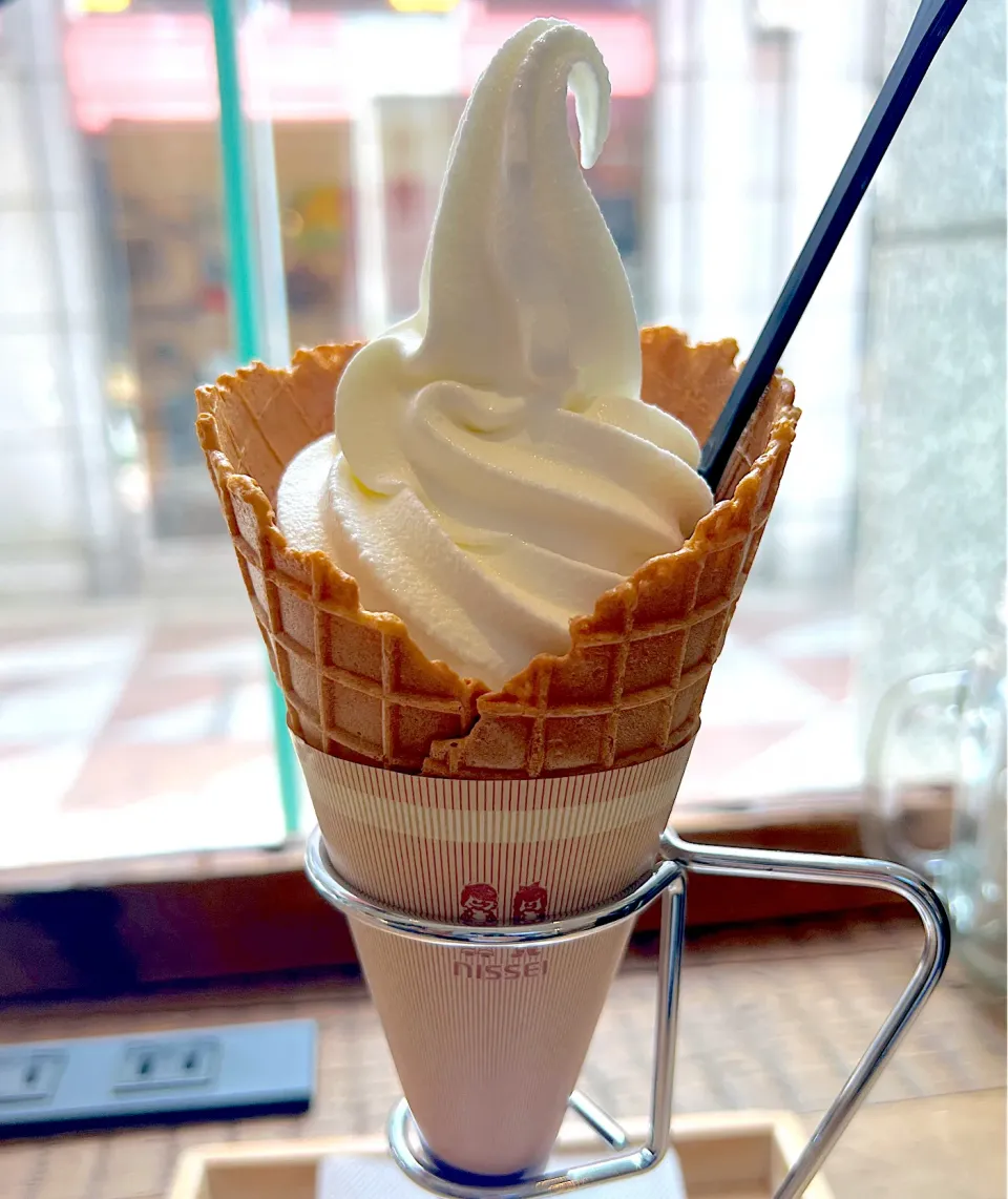 まちむら農場のソフトクリーム550円|Food is lifeさん